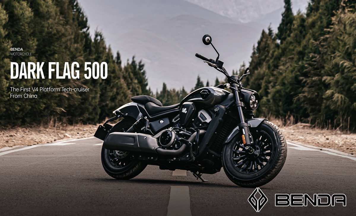 Benda Drak Flag 500, Động Cơ V4, Phuộc Nâng Điện, TCS, ABS tại Cần Thơ