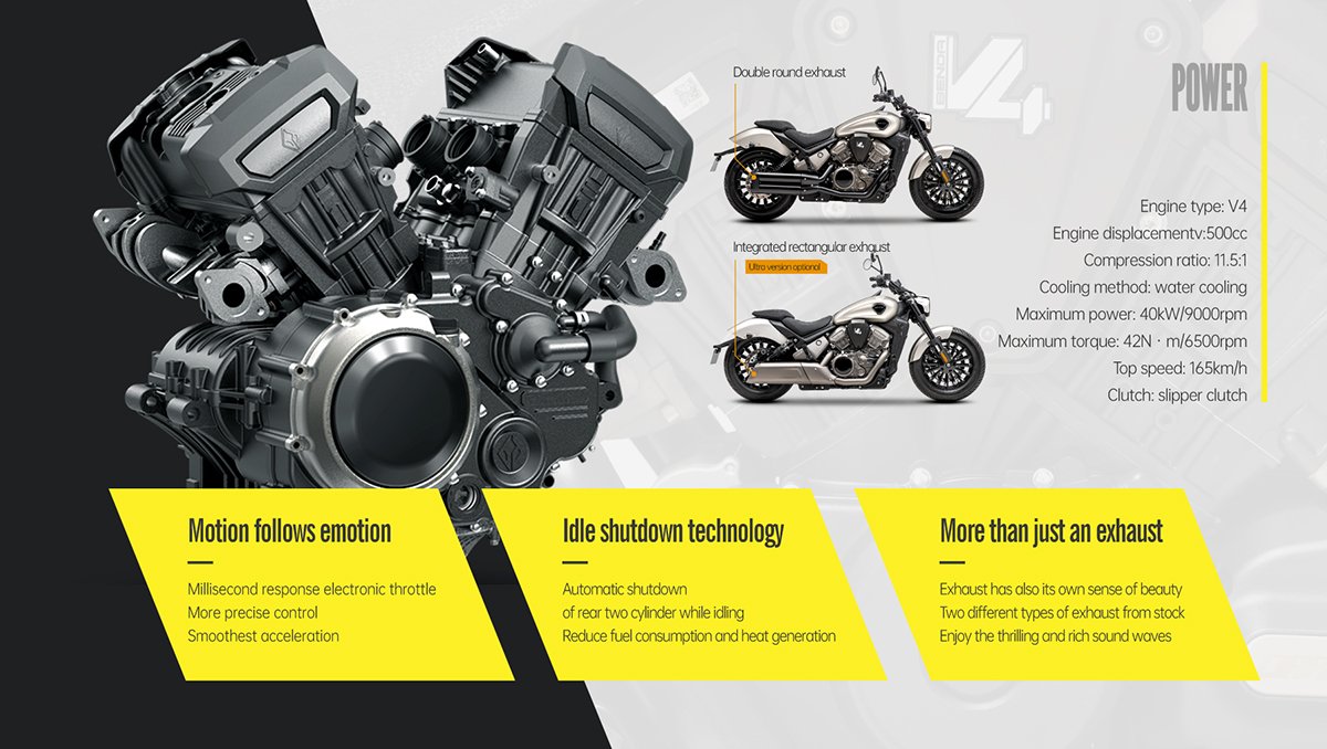 Benda Drak Flag 500, Động Cơ V4, Phuộc Nâng Điện, TCS, ABS tại Cần Thơ