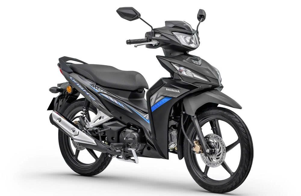Honda Dash 125 2026 Nhập Khẩu Malaysia: Phanh Đĩa Đôi, Tem Sporty đủ 4 màu