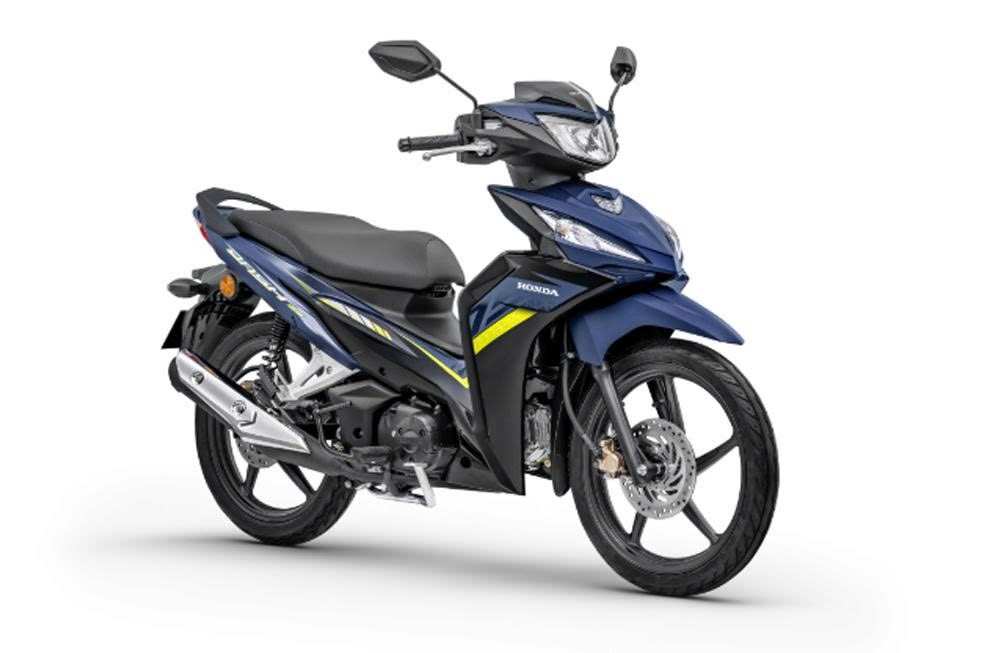 Honda Dash 125 2026 Nhập Khẩu Malaysia: Phanh Đĩa Đôi, Tem Sporty đủ 4 màu
