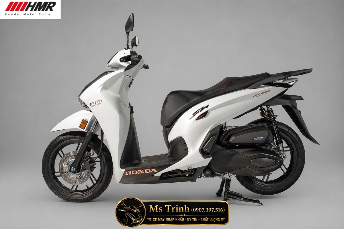 Honda SH350i nhập Ý 2026 tại Moto Đồng Tháp - SH350i Sporty Trắng Nhám, Xám Bóng Đẳng Cấp Chuẩn Ý