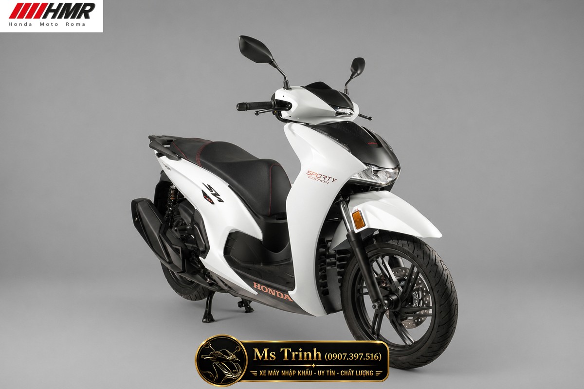 Honda SH350i nhập Ý 2026 tại Moto Đồng Tháp - SH350i Sporty Trắng Nhám, Xám Bóng Đẳng Cấp Chuẩn Ý