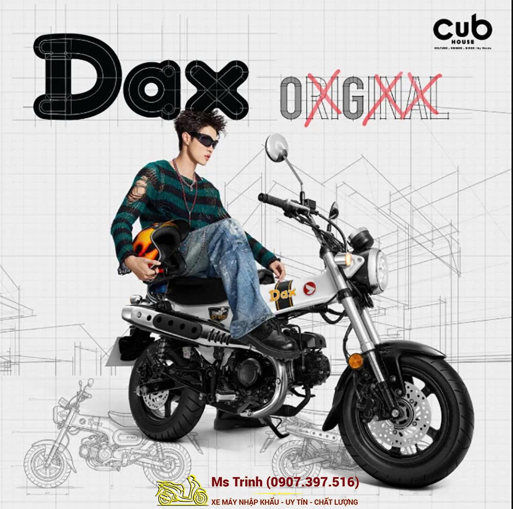 Honda Dax 125 2026 tại Moto Đồng Tháp - Minibike Huyền Thoại Khung T-Bone Độc Đáo