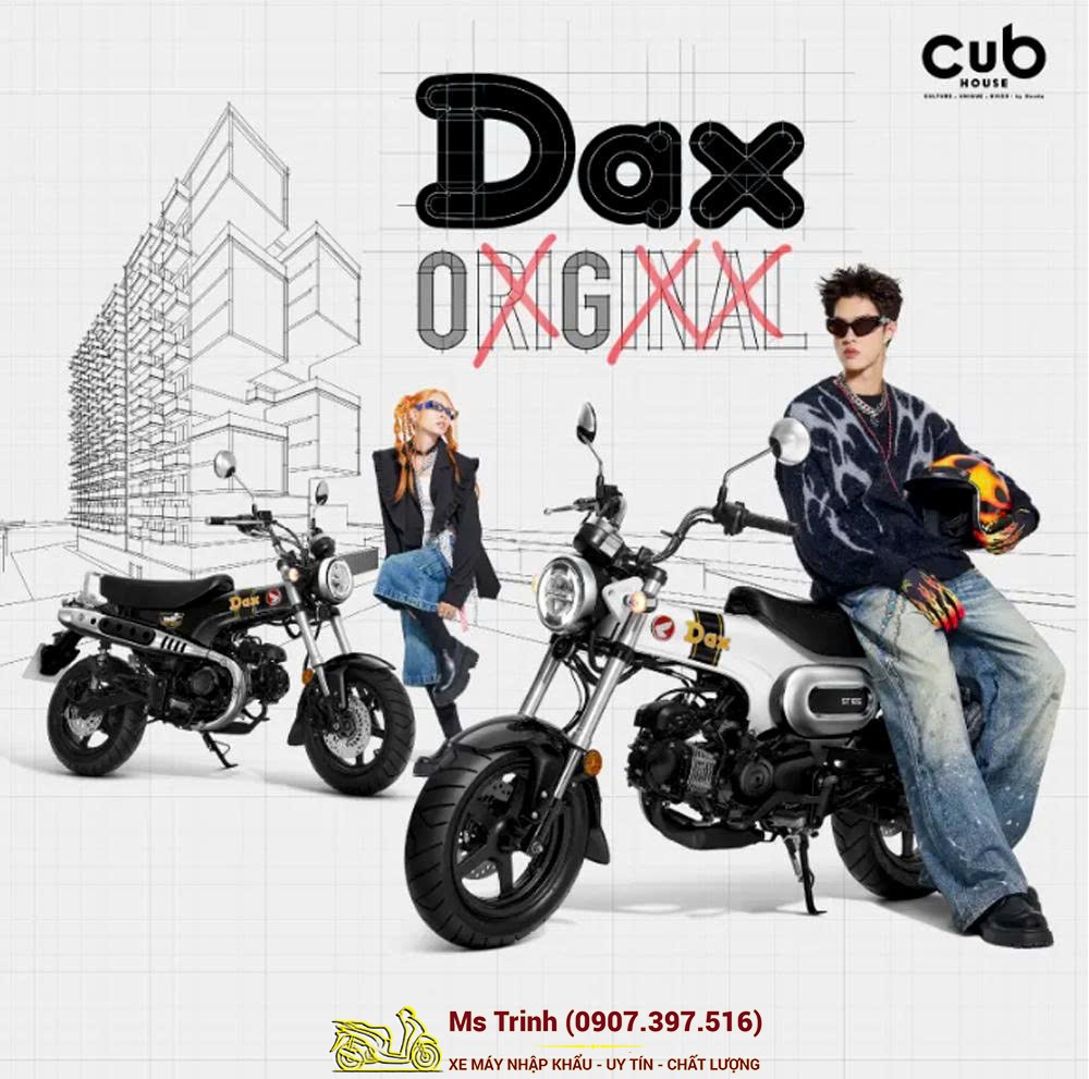 Honda Dax ST125 2026 tại Moto Đồng Tháp - Minibike huyền thoại khung T-Bone đầy cá tính