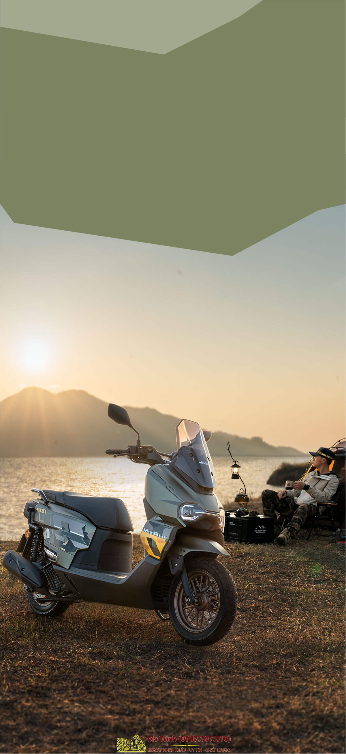 Honda HRD125 2026 - Xe tay ga ADV cá tính, ABS 2 kênh, công nghệ hiện đại tại Moto Đồng Tháp