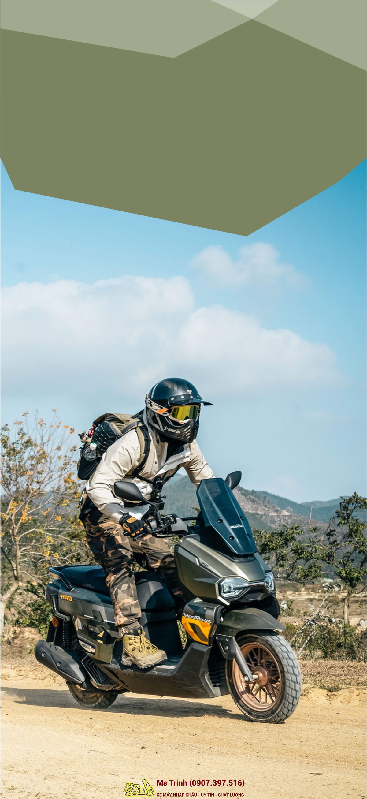 Honda HRD125 2026 - Xe tay ga ADV cá tính, ABS 2 kênh, công nghệ hiện đại tại Moto Đồng Tháp