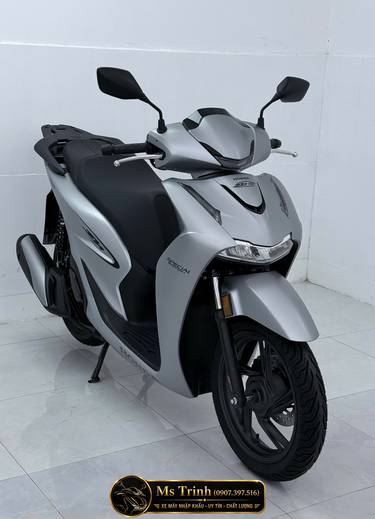 Honda SH150i Special Edition HMR màu bạc nhập Ý 2026 tại Moto Đồng Tháp | Giá mới nhất, xe chính ngạch Honda Moto Roma