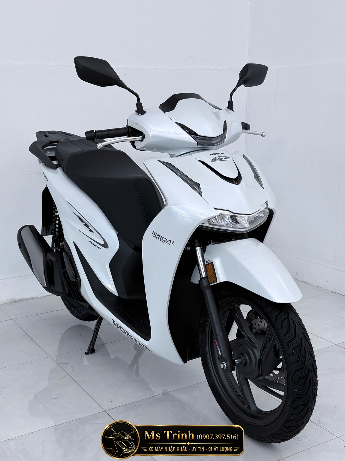Honda SH150i Special Edition Standard nhập HMR Ý màu trắng tại Moto Đồng Tháp: Giá trị nằm trong từng chi tiết nguyên bản