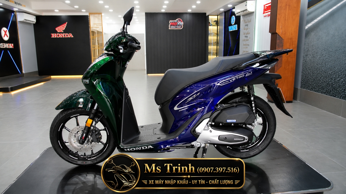 Honda SH150i Vetro Green - Sapphire tại Moto Đồng Tháp: SH Ý Limited 200 xe