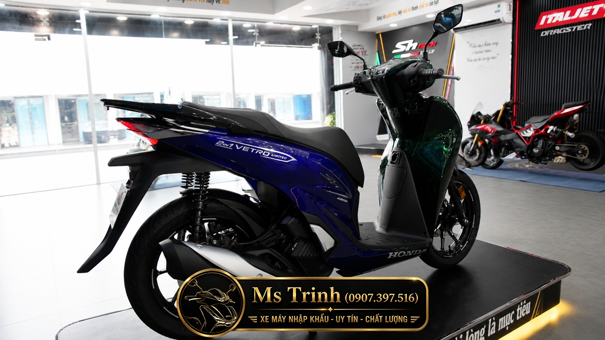 Honda SH150i Vetro Green - Sapphire tại Moto Đồng Tháp: SH Ý Limited 200 xe