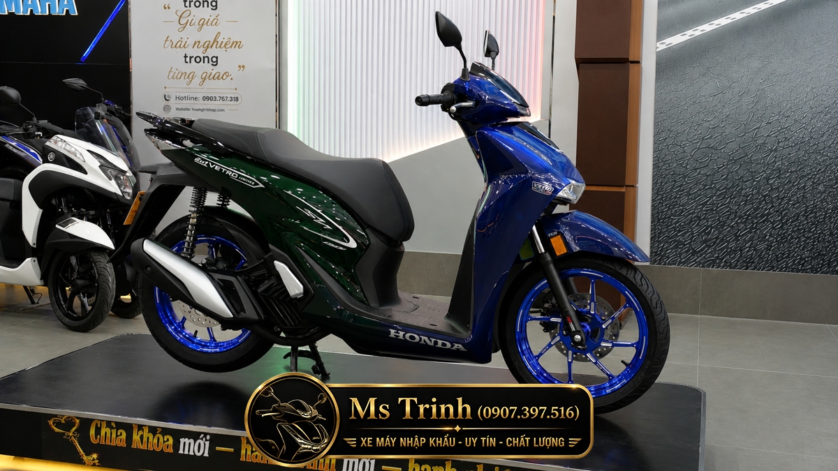 Honda SH150i Vetro Sapphire - Green tại Moto Đồng Tháp: SH Ý 2 trong 1 giới hạn 200 xe