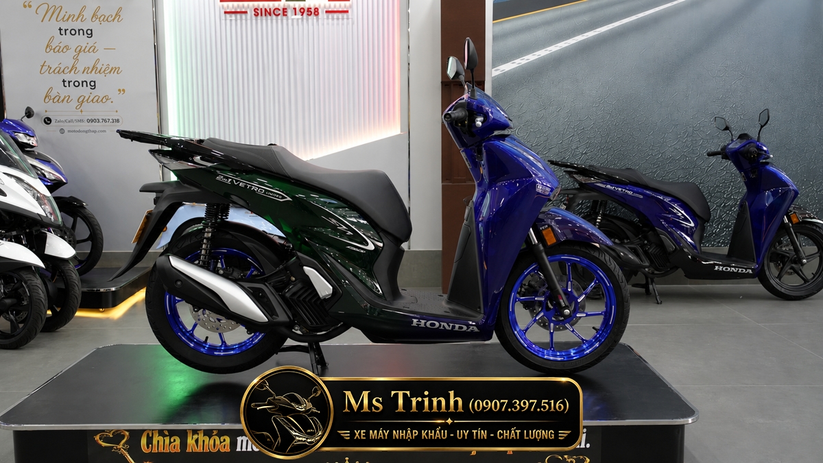 Honda SH150i Vetro Sapphire - Green tại Moto Đồng Tháp: SH Ý 2 trong 1 giới hạn 200 xe