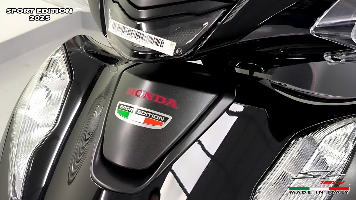 Honda SH150i 2025 Italy Sport Edition Màu Đen, Nhập Chính Hãng, Giá Rẻ tại Cần Thơ