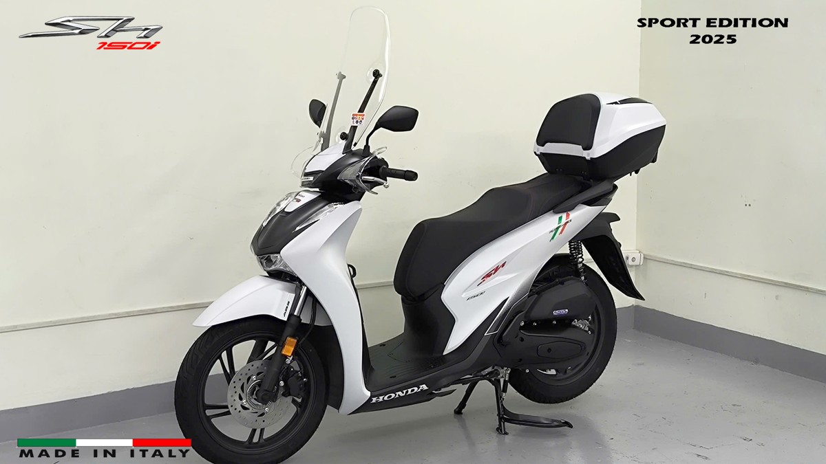 Honda SH150i Sport Edition 2025 Trắng, Made In Italy, Nhập Chính Hãng tại Cần Thơ