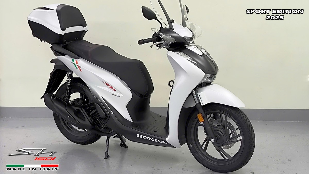Honda SH150i Sport Edition 2025 Trắng, Made In Italy, Nhập Chính Hãng tại Cần Thơ
