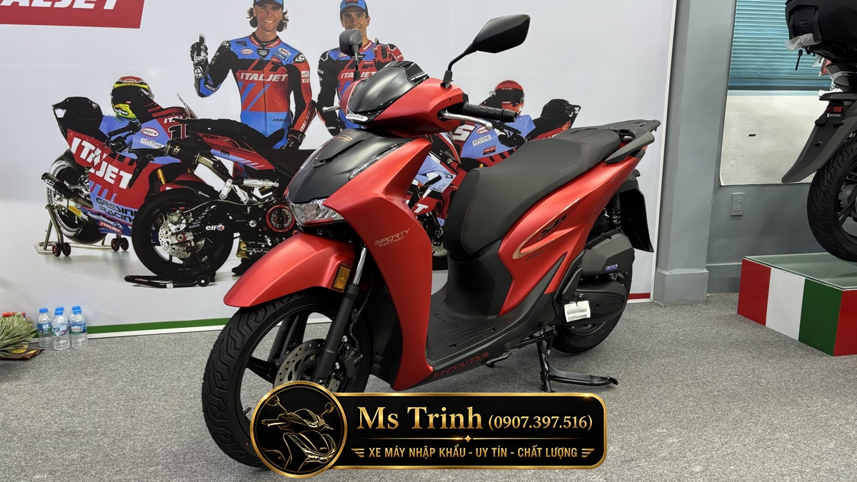 Honda SH150 Ý 2026 màu đỏ Sporty New Concept tại Moto Đồng Tháp: Giá trị khác biệt của một chiếc SH nhập khẩu