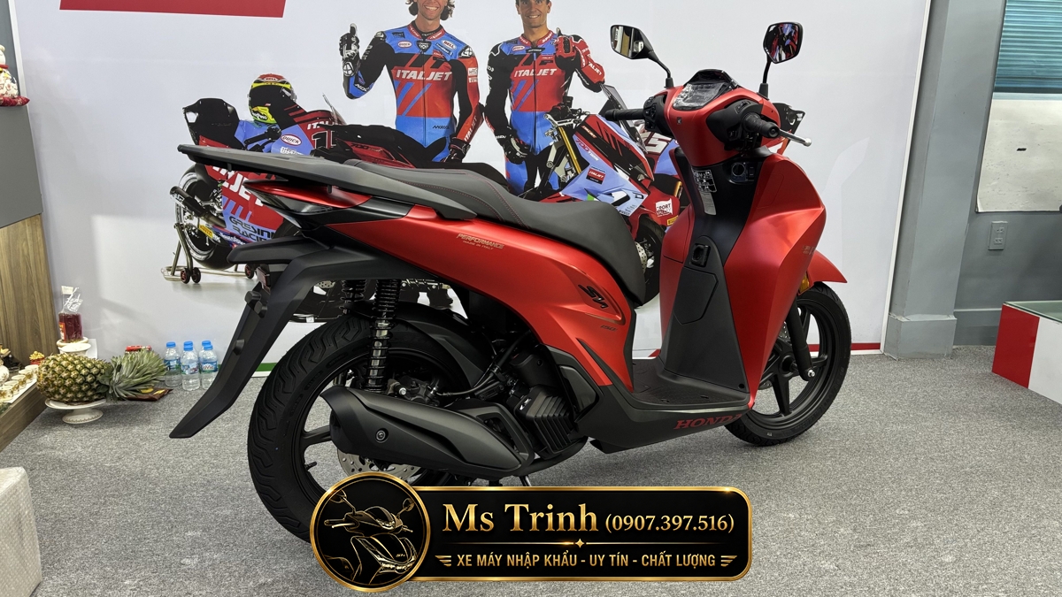 Honda SH150 Ý 2026 màu đỏ Sporty New Concept tại Moto Đồng Tháp: Giá trị khác biệt của một chiếc SH nhập khẩu