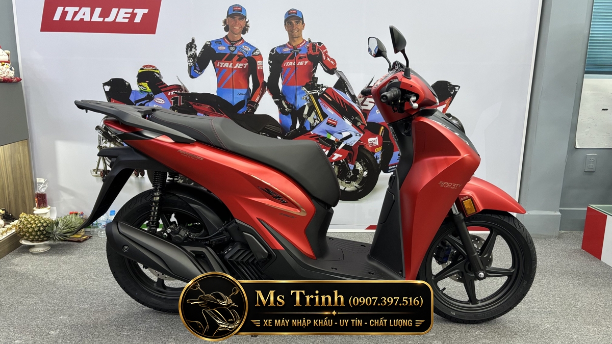 Honda SH150 Ý 2026 màu đỏ Sporty New Concept tại Moto Đồng Tháp: Giá trị khác biệt của một chiếc SH nhập khẩu