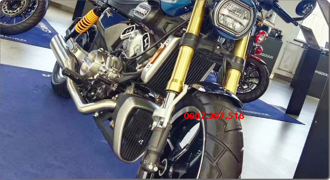 Hyosung GV350X tại Moto Đồng Tháp - Cruiser 350cc Phong Cách Mỹ Cơ Bắp, Cá Tính