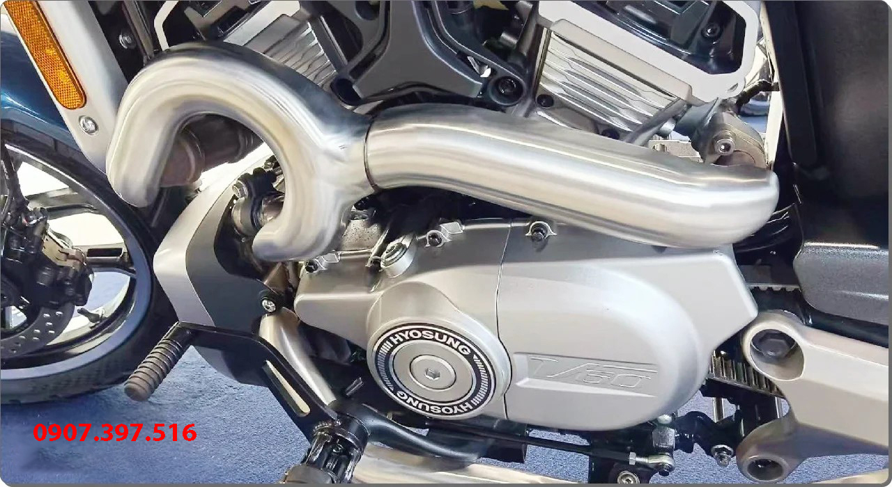 Hyosung GV350X tại Moto Đồng Tháp - Cruiser 350cc Phong Cách Mỹ Cơ Bắp, Cá Tính