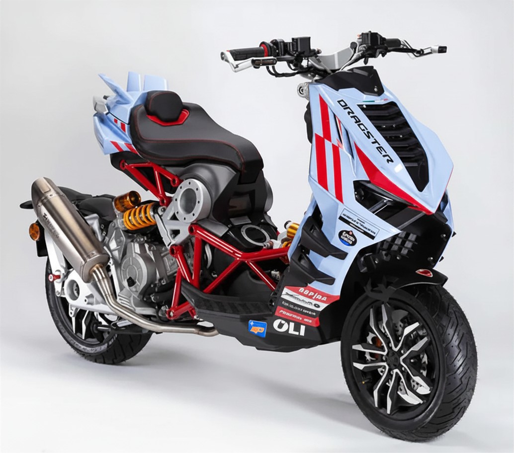 Italjet Dragster 300 Gresini Racing Tại Moto Đồng Tháp - Chiếc Scooter Ý Khiến Dân Chơi Xe Phải Ngoái Nhìn