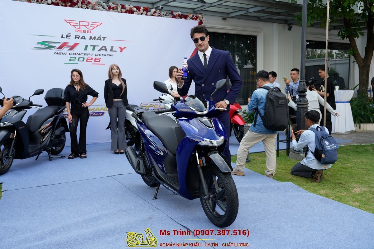 Honda SH150 Vetro Blue 2026 Limited Edition - Siêu phẩm SH Ý dàn áo xanh trong suốt cực hiếm tại Moto Đồng Tháp