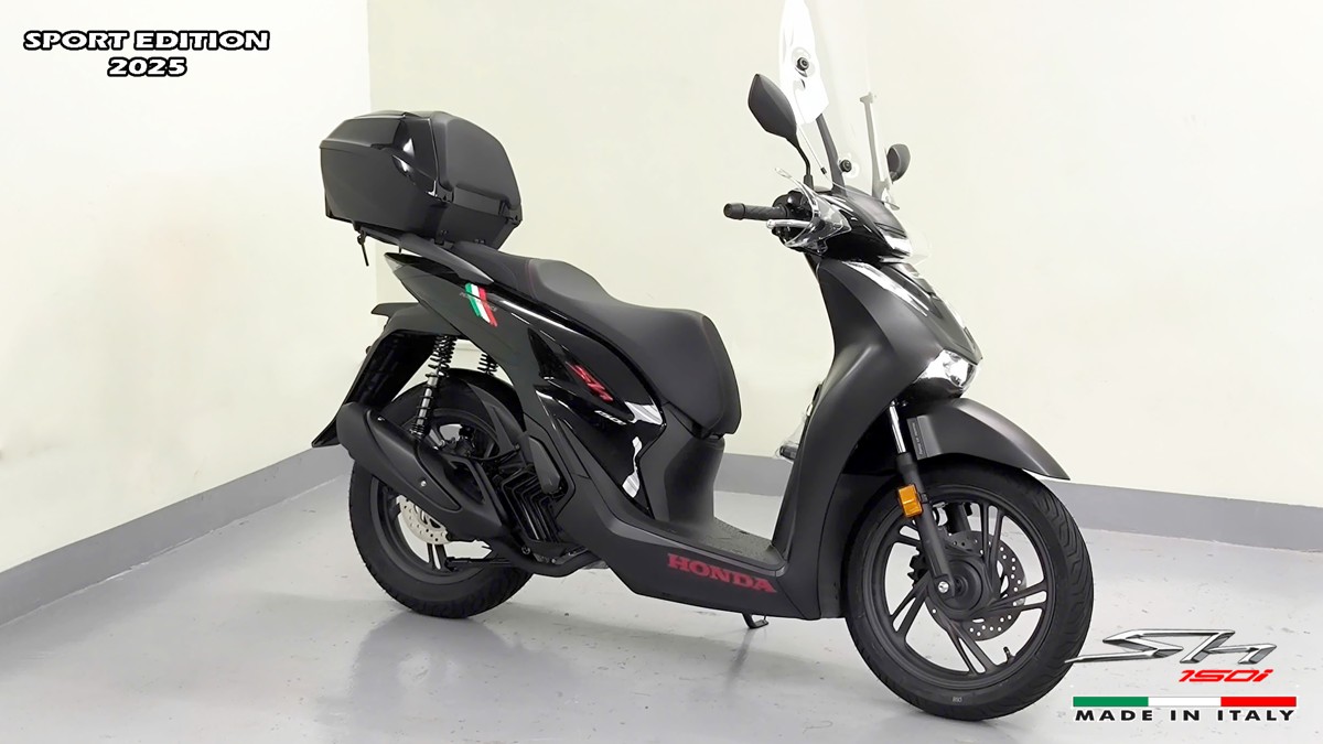Honda SH150i 2025 Italy Sport Edition Màu Đen