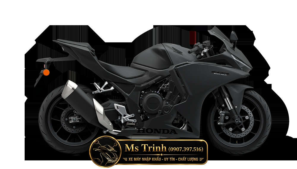 Honda CBR500R FOUR màu đen phù hợp người thích mô tô Honda mạnh mẽ và cá tính