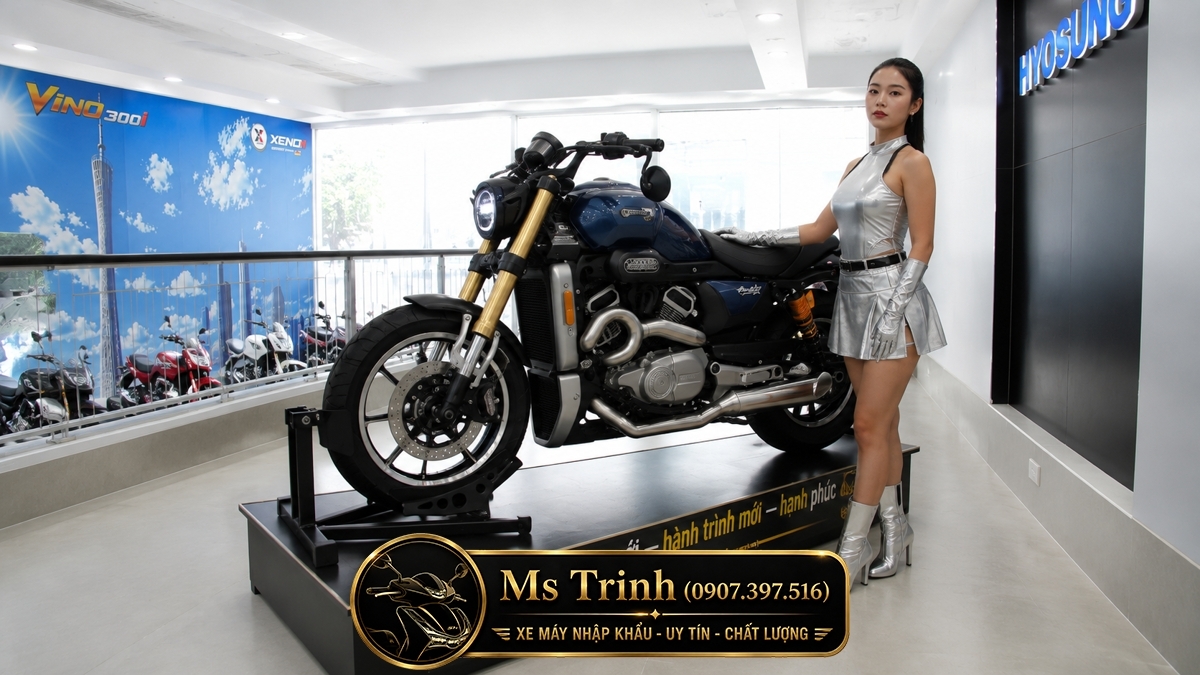 Khai trương Moto Đồng Tháp và ra mắt 2 siêu phẩm Hyosung GV350X, SH150i Super Vetro 2 in 1