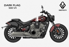 Benda Drak Flag 500, Động Cơ V4, Phuộc Nâng Điện, TCS, ABS tại Cần Thơ